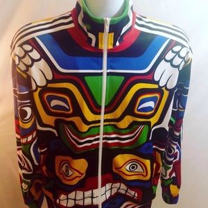 NWT Jeremy Scott Totem Adidas Track Jacket!!
